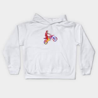 Motocross dirt bike, Kids Hoodie